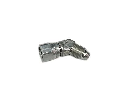 Fitting, Swivel, #4AN Flare, Male to Female, 45 Degree