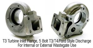 T3 Flanged with 5 bolt Standard T3/T4 Style