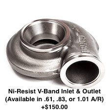 Ni-Resist, V-Band Inlet and V-Band Outlet