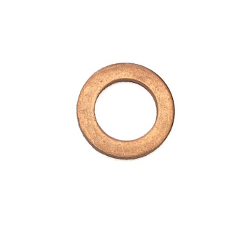 COPPER CRUSH WASHER / GASKET (SPECIFY DIAMETER: eg 10mm 12mm 14mm 16mm 18mm)