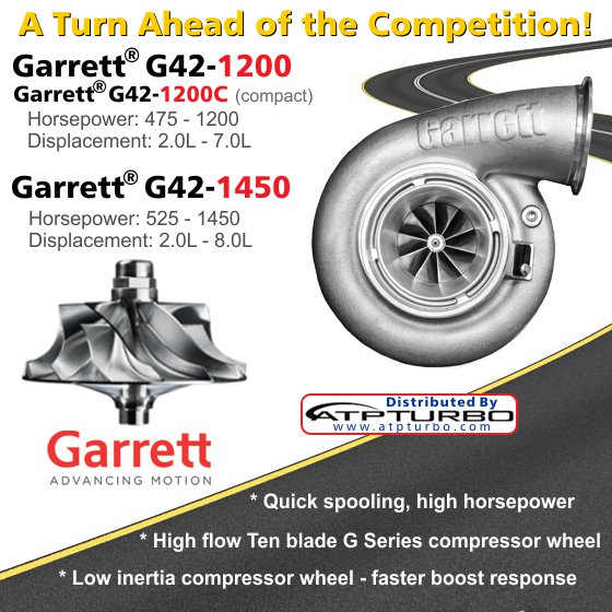 Garrett G42 G Series Released, 1200-1450HP