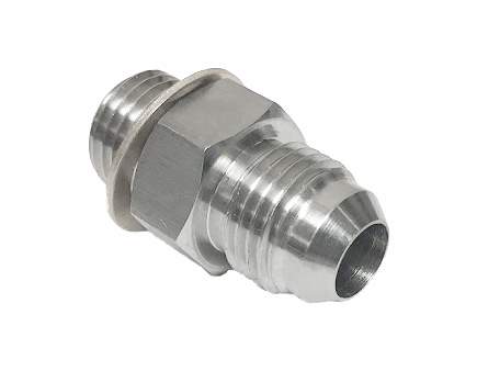 Fitting, Metric 14mm to -6AN, Male to Male (For coolant or oil) GT/GTX28 30 35 G Series
