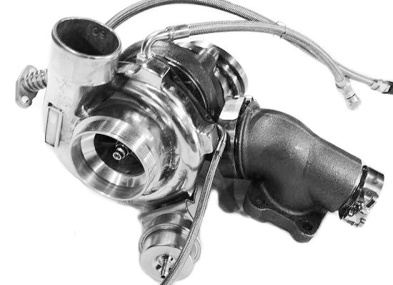 GTX2863R Bolt-on Turbo for the 2.0L Ecoboost Focus ST w/ stealth grey compressor housing