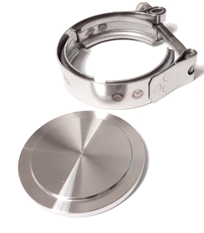 Waste(twice) - T&amp;Bさん専用 TOTMOX 44mm Black Wastegate V-Band Flanges, Wastegates