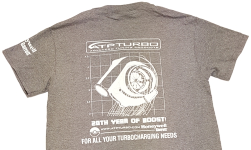 ATP Turbo T-shirt, Gray, SHORT Sleeve