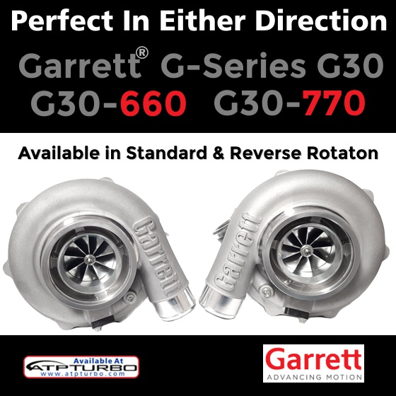 Perfect in Either Direction...Garrett G-Series G30 in both standard and reverse rotation!